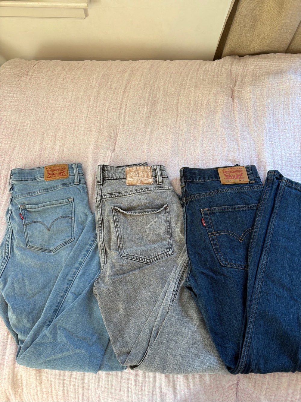 Bundle of jeans (Levi’s/ Zara)